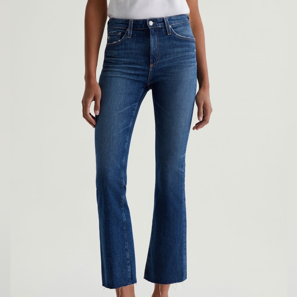 AG Los Angeles Farrah Boot Crop HR Jeans